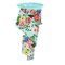 RG Ribbon: 2.5" Aqua Garden Florals Ribbon with Wired Edges, 10 Yards - Light Aqua Green, Multicolor - For Bows, Wreaths, Gift Wrap, Baskets, Flower Crafts and Decorations